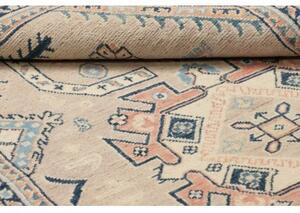 Tappeto Kazak Geometrico Avorio Blu Scuro 122x189 Cm