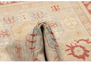 Tappeto Kazak Stilizzato Beige Rosso Mattone 118x181 Cm