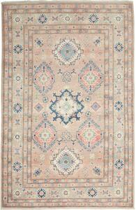 Tappeto Kazak Stilizzato Rosa Antico Blu 115x182 Cm