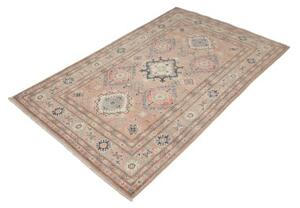 Tappeto Kazak Stilizzato Rosa Antico Blu 115x182 Cm