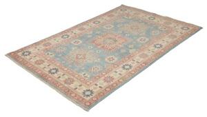 Tappeto Kazak Geometrico Azzurro Rosa 122x182 Cm