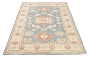 Tappeto Kazak Stilizzato Azzurro Avorio 127x186 Cm