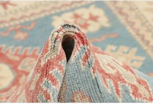 Tappeto Kazak Stilizzato Azzurro Avorio 127x186 Cm