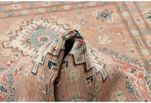 Tappeto Kazak Stilizzato Rosa Antico Blu 115x182 Cm