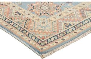 Tappeto Kazak Stilizzato Azzurro Beige 120x181 Cm