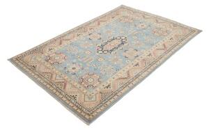 Tappeto Kazak Stilizzato Azzurro Beige 120x181 Cm