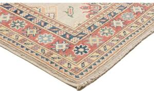 Tappeto Kazak Stilizzato Avorio Rosa Antico Corsia 85x294 Cm