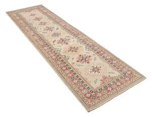 Tappeto Kazak Stilizzato Avorio Rosa Antico Corsia 85x294 Cm