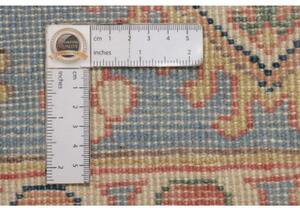 Tappeto Kazak Geometrico Azzurro Rosa Corsia 86x281 Cm