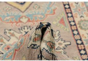Tappeto Kazak Stilizzato Beige Blu Corsia 71x318 Cm