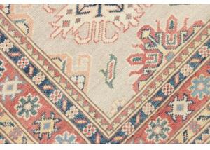 Tappeto Kazak Stilizzato Avorio Rosa Antico Corsia 85x294 Cm