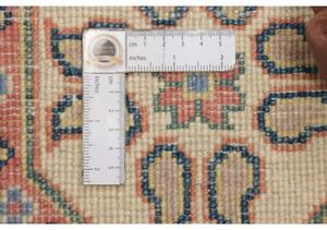 Tappeto Kazak Geometrico Beige Azzurro Corsia 82x295 Cm