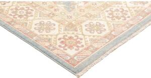 Tappeto Kazak Stilizzato Celeste Beige 246x298 Cm