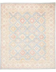 Tappeto Kazak Stilizzato Celeste Beige 246x298 Cm