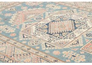 Tappeto Kazak Geometrico Azzurro Beige 149x208 Cm