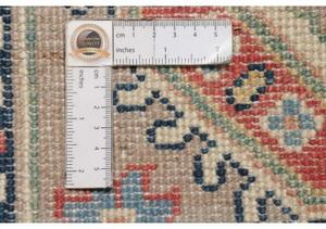 Tappeto Kazak Geometrico Beige Blu Corsia 83x388 Cm