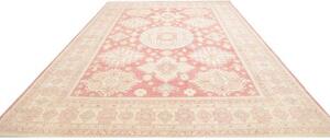 Tappeto Kazak Stilizzato Rosa Antico Avorio 265x360 Cm