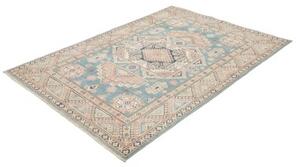 Tappeto Kazak Geometrico Azzurro Beige 149x208 Cm