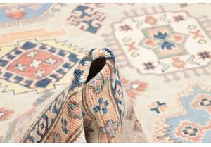 Tappeto Kazak Stilizzato Avorio Blu 203x294 Cm