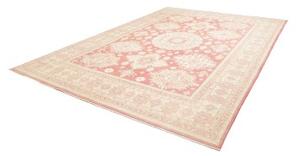 Tappeto Kazak Stilizzato Rosa Antico Avorio 265x360 Cm