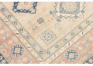Tappeto Kazak Stilizzato Beige Blu 148x201 Cm