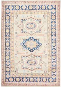 Tappeto Kazak Geometrico Avorio Blu 167x240 Cm