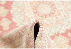 Tappeto Kazak Stilizzato Rosa Antico Avorio 265x360 Cm