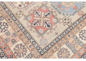 Tappeto Kazak Stilizzato Avorio Blu 203x294 Cm