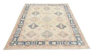 Tappeto Kazak Geometrico Avorio Blu 173x237 Cm