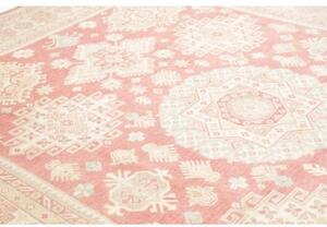 Tappeto Kazak Stilizzato Rosa Antico Avorio 265x360 Cm