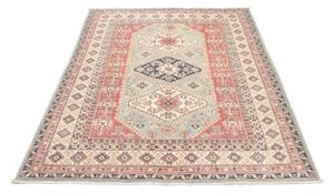 Tappeto Kazak Stilizzato Celeste Corallo 147x194 Cm