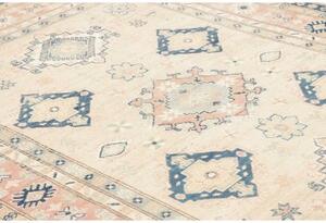 Tappeto Kazak Stilizzato Beige Blu 148x201 Cm