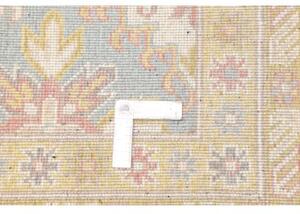 Tappeto Kazak Stilizzato Celeste Beige 246x298 Cm