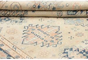Tappeto Kazak Geometrico Avorio Blu 173x237 Cm