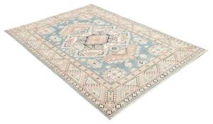 Tappeto Kazak Geometrico Azzurro Beige 149x208 Cm