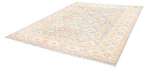 Tappeto Kazak Stilizzato Celeste Beige 246x298 Cm