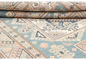 Tappeto Kazak Geometrico Azzurro Beige 149x208 Cm
