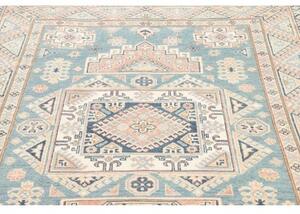 Tappeto Kazak Geometrico Azzurro Beige 149x208 Cm