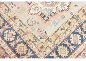 Tappeto Kazak Geometrico Avorio Blu 167x240 Cm