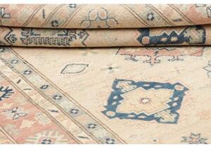 Tappeto Kazak Stilizzato Beige Blu 148x201 Cm