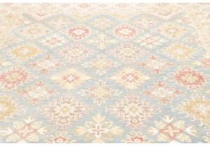 Tappeto Kazak Stilizzato Celeste Beige 246x298 Cm
