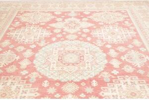 Tappeto Kazak Stilizzato Rosa Antico Avorio 265x360 Cm