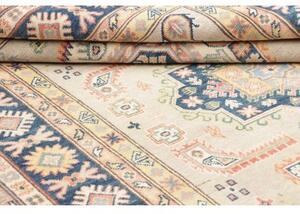 Tappeto Kazak Geometrico Avorio Blu 167x240 Cm