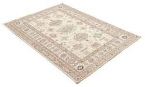 Tappeto Kazak Fine Stilizzato Avorio Blu 124x178 Cm