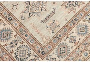 Tappeto Kazak Fine Stilizzato Avorio Blu 124x178 Cm