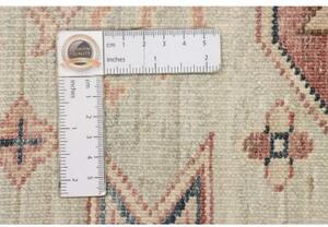 Tappeto Kazak Fine Stilizzato Avorio Blu 124x178 Cm