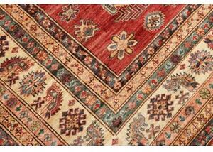 Tappeto Kazak Fine Stilizzato Rosso Avorio 260x312 Cm