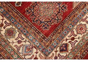 Tappeto Kazak Fine Stilizzato Rosso Avorio 257x316 Cm