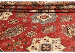 Tappeto Kazak Fine Stilizzato Rosso Avorio 260x312 Cm