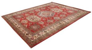 Tappeto Kazak Fine Stilizzato Rosso Avorio 257x316 Cm